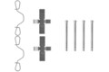 BOSCH Zubehörsatz, Scheibenbremsbelag 1 987 474 042 für VW AUDI