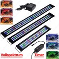 NEU 30-115cm RGB LED Aquarium mit Timer Lampe Süßwasserfische Vollspektrum 25W✅✅