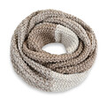 Damen Loopschal Strickschal Schlauchschal Winterschal Grobstrick zweifarbig