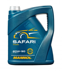 Motoröl 7404 Mannol Safari 20W-50 API SN/CH-4 Universal Motorenöl 5L Kanister
