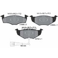 Bremsbelagsatz Scheibenbremse Textar 2186801 Q+ für Seat für Skoda für VW