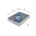 Innenraumfilter UFI 54.115.00 Aktivkohlefilter für FORD FIESTA 5 FUSION Van 16V