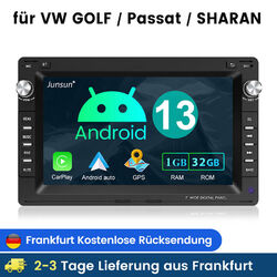 7" Android 13 Autoradio GPS Navi WiFi Für VW Polo 9N Passat B5 Golf Sharan T5 T4