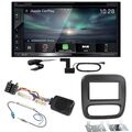 Kenwood DNX-5190DABS CarPlay Android Auto DAB+ USB Einbauset für Opel Vivaro B