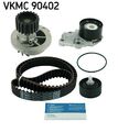 SKF Spannrollensatz mit Wasserpumpe (Synchrontrieb) CHEVROLET, DAEWOO VKMC90402