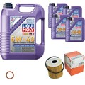 MAHLE Ölfilter 9 L LIQUI MOLY 5W-40 Leichtlauf High Tech für Peugeot 307 CC 2.0