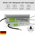 12V 24V LED Trafo Transformator Netzteil IP67 Wasserdicht für LED Strip 10-200W