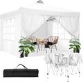 COBIZI Faltpavillon 3x3m Wasserdicht Gartenpavillon Partyzelt mit 4 Sandsäcke