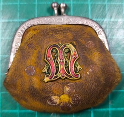 Münzbeutel Leder/ Geldbeutel/ retro Portemonnaies/ Brieftasche/ Portemonnaie