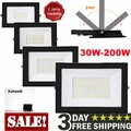 LED Fluter Außen Strahler Scheinwerfer 30W 50W 70W 100W 200Watt 230V Baustrahler