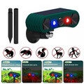 2Stk Solar Ultraschall Tiervertreiber Sirene Katzenschreck Abwehr Marderschreck