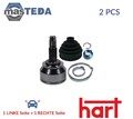 430 252 GELENK ANTRIEBSWELLE VORNE RECHT LINKS WHEEL SIDE HART 2PCS NEU