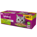 Whiskas Beutel, Geschmacksmischung, Katzenfutter in Gelee, 40 x 85 g,...