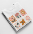 Blumen T-Shirt | Blume | Blumenmuster | Unisex Premium Baumwolle