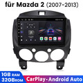 9"Autoradio 1+32G Android13 für Mazda2 Carplay 07-2013 Navi GPS FM DSP DAB BT 