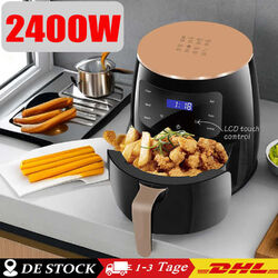 6L Heißluftfritteuse Airfryer Fritteusen Heißluft Ofen Friteuse Minibackofen