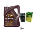 MANN-FILTER Ölfilter 5 L MANNOL Energy 5W-30 für VW Sharan 1.9 TDI Polo