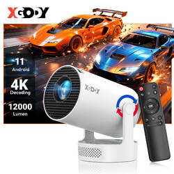 4K UHD Mini Smart Beamer 5G WiFi Heimkino Projektor LED Bluetooth Android XGODY