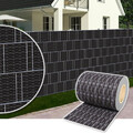 Sichtschutz Rolle Blickdicht PVC Zaunfolie Windschutz Für Doppelstabmatten Zaun