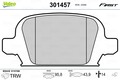 VALEO Bremsbelagsatz Scheibenbremse FIRST 301457 für OPEL TIGRA X04 CORSA X01