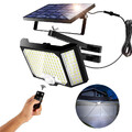 LED-Solarleuchte Solarlampe Außen Fluter Sensor Strahler Mit Bewegungsmelder DHL