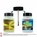 Lackstift Set Autolack 60ml Klarlack 60ml für Saab 257 MidNight Blue Metallic