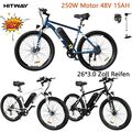 HITWAY BK15 26*3.0 Reifen Elektrofahrrad 250W Pedelec E-Bike 48V 15Ah Citybike