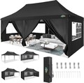 Pavillon 3x6m Faltpavillon Gartenzelt Partyzelt Wasserdicht Popup Faltpavillon