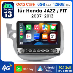 6+128G Android 14 Autoradio Carplay Für Honda FIT JAZZ 07-2014 GPS Navi 4G BT FM
