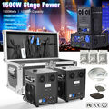 750W Cold Spark Machine Akku LadestationDMX Sparkular Funkenmaschine /Flightcase