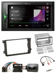 Pioneer 2DIN Lenkrad DAB USB Bluetooth Autoradio für Skoda Fabia 5J 2007-2014