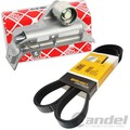 FEBI RIEMENSPANNER + CONTI KEILRIPPENRIEMEN passend für AUDI A3 TT SEAT LEON