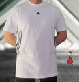 ADIDAS Herren Shirt FI 3S Lifestyle T-Shirt Weiß Baumwolle Gr. M bis L