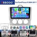 4+64GB Android 14 Autoradio Carplay Für Ford Focus MK2 II 2004-2011 GPS WIFI RDS