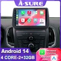 Android 14 Wireless Carplay BT GPS Autoradio Für Opel Zafira Tourer C 2011-2016