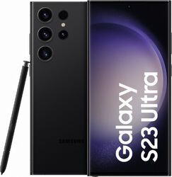 Samsung Galaxy S23 Ultra 5G 6,8" DualSim Handy 256 GB Android Smartphone schwarzSiegel zur Ansicht geöffnet. Ware NEU unbenutzt in OVP.