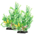  2 Pcs Aquarienlandschaft Künstliche Wasserpflanzen Aquarium Kunstpflanzen