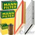 MANN FILTER INSPEKTIONSPAKET passend für OPEL ASTRA G H ab 19MA9235