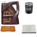 FEBI BILSTEIN Inspektionspaket 5L MANNOL Energy 5W-30 für Lancia Ypsilon 843