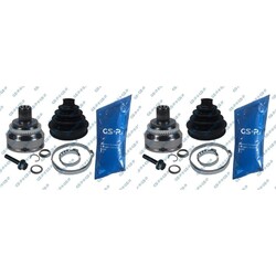 2X GSP ANTRIEBSWELLENGELENK SATZ RADSEITIG passend für AUDI 100 80 90 A6 COUPE 