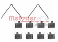 METZGER AUTOTEILE Zubehörsatz Scheibenbremsbelag 109-1166 für MAZDA PREMACY GH 5