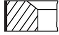 MAHLE 002 93 N0 Kolbenringsatz für MERCEDES-BENZ PUCH