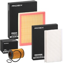 RIDEX Filterset Inspektionspaket Filtersatz passend für PEUGEOT 308 SW II