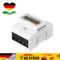 LCD Drehstromzähler Geeicht Für-Din Hutschiene 3 Phasen 380V Stromzähler 4 DRAHT