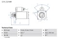 BOSCH Anlasser Starter 0 986 017 790 +73.27€ Pfand für ALFA FIAT LANCIA MULTIPLA