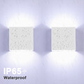 12W Wandlampe Cube Würfel LED Wand Leuchte Up Down für außen/innen Wasserdicht.