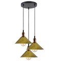 Retro Hängeleuchte Pendelleuchte Deckenlampe Lampe Leuchte 3-flammig Hängelampe