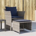 Poly Rattan Sitzgruppe Gartenmöbel Lounge Gartenset Balkon Garten Garnitur Tisch