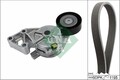 INA 529 0465 10 Keilrippenriemensatz für Vw Ford Seat Ora Skoda