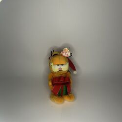 Garfield Happy Holidays Ty Weihnachten Plüsch Stofftier Kuschelig 20cm